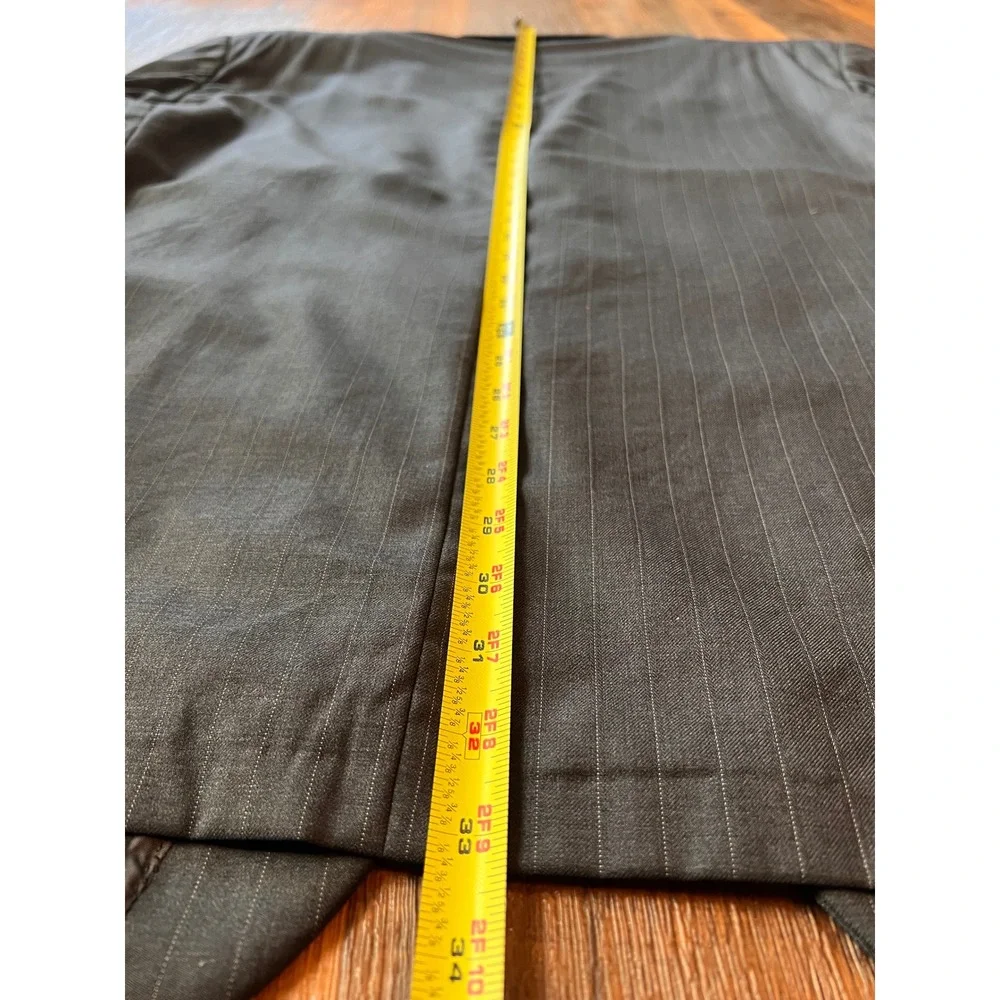 Ralph Lauren Mens Grey Pinstripe Wool 3 Button Blazer Sport Coat Dillard's 52R